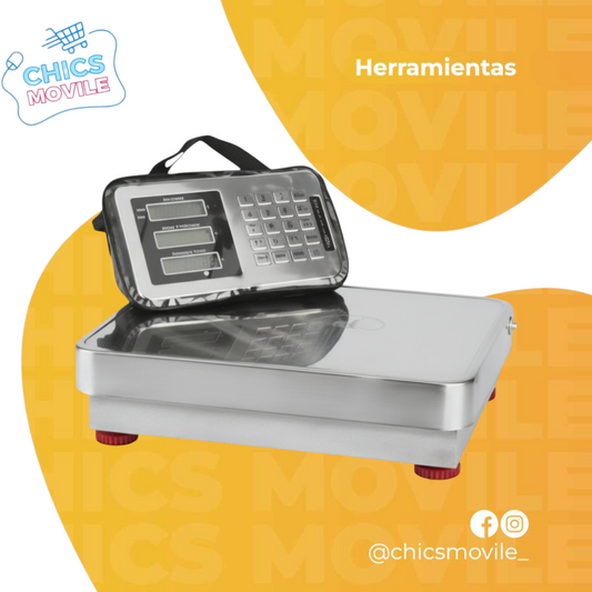 Báscula Digital de Plataforma en Acero – Capacidad 200 kg