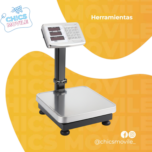 Báscula Digital de Plataforma en Acero – Capacidad 100 kg