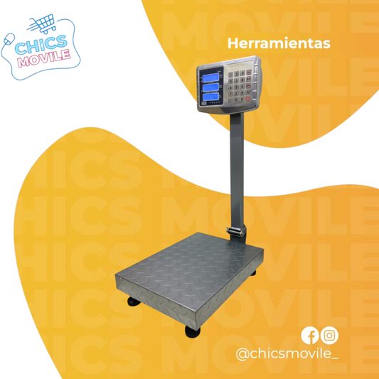 Báscula Digital Tipo Alfajor Plegable – Capacidad 350 kg
