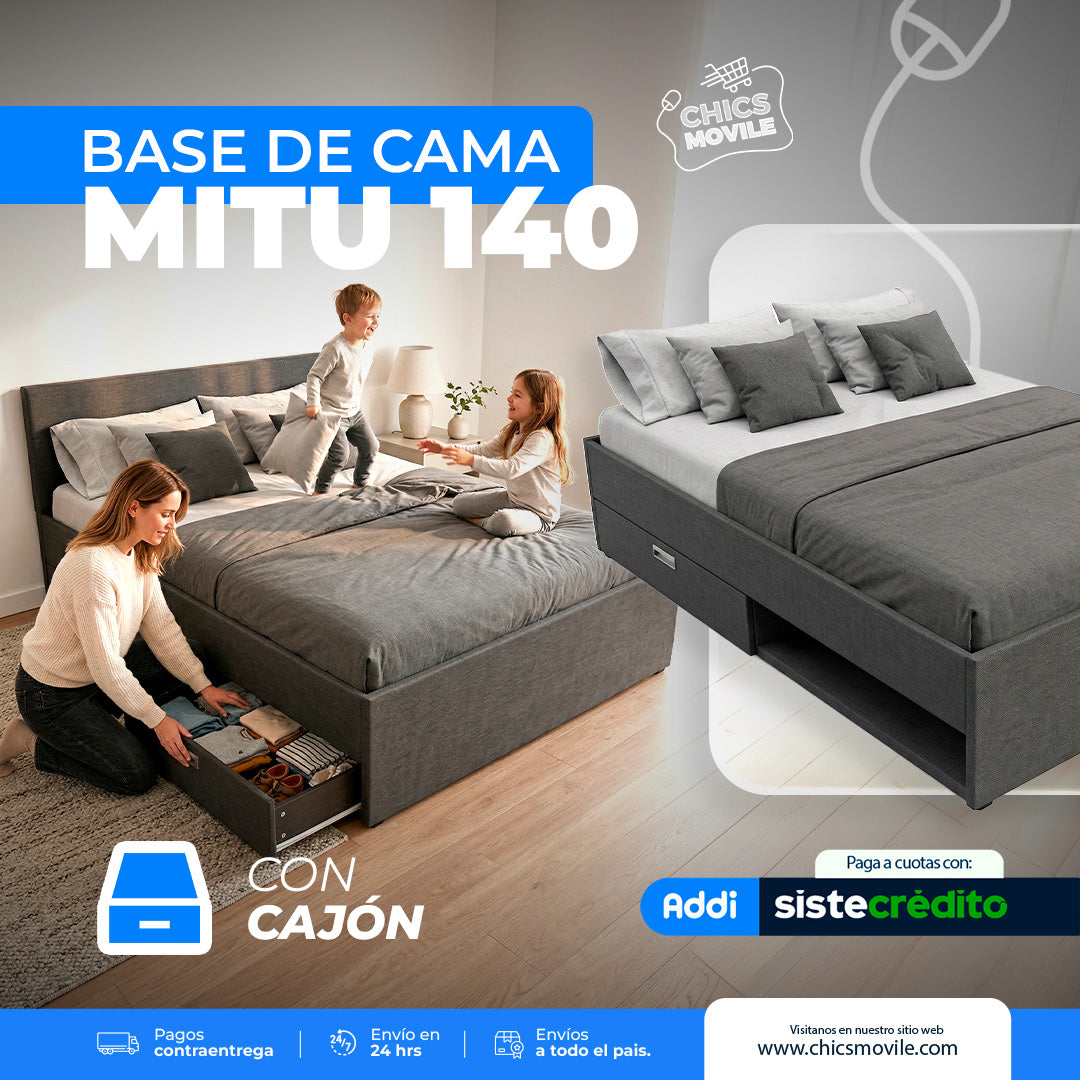 Cama moderna Mitu 140