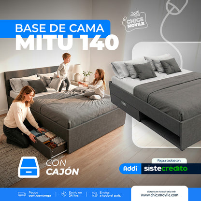 Cama moderna Mitu 140