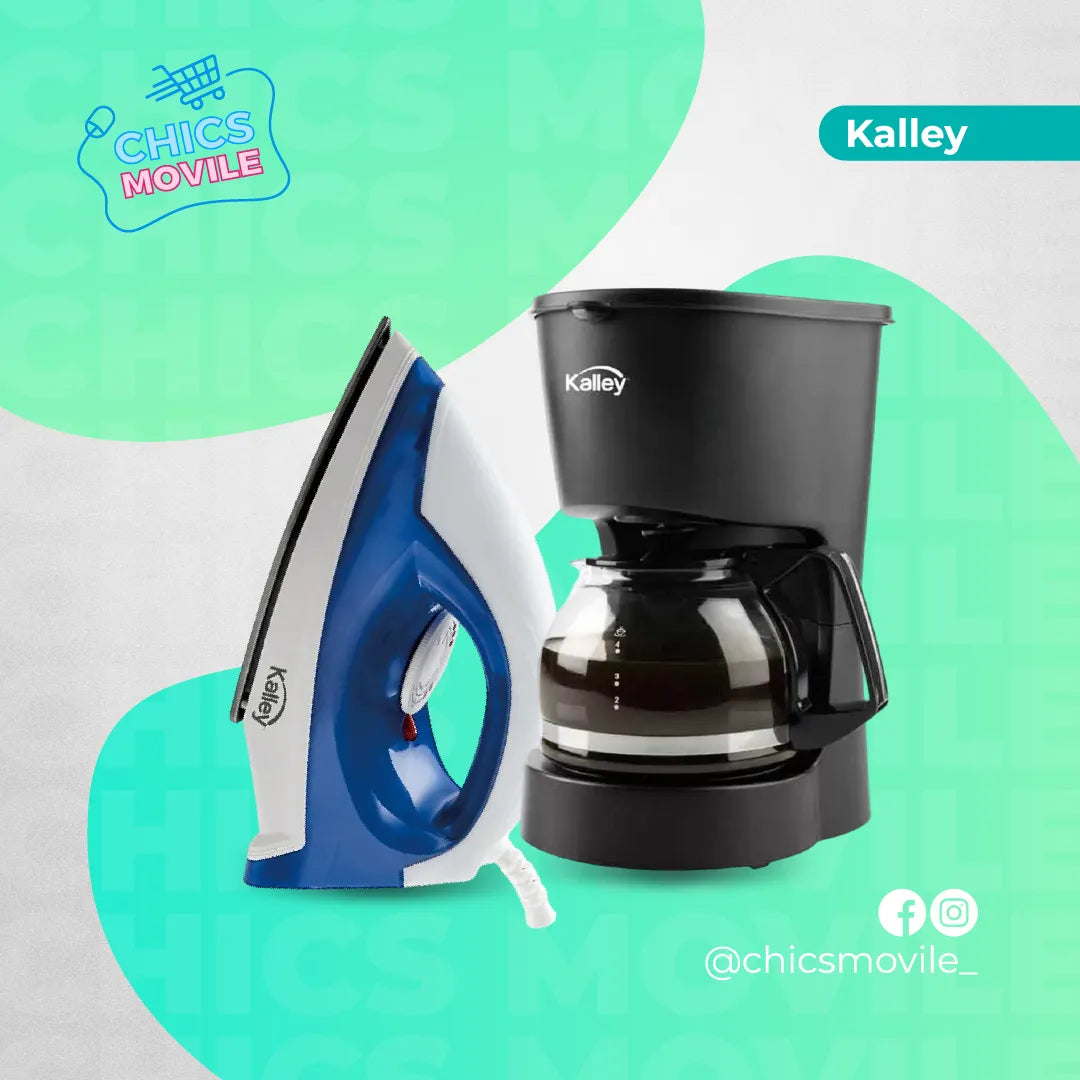 Combo KALLEY Cafetera + Plancha Kalley ☕🥛🍓 - Chics Movile