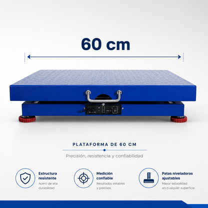 Balanza Plataforma de 400 KG inalámbrica