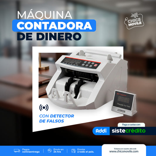 Maquina Contadora Profesional de Billetes