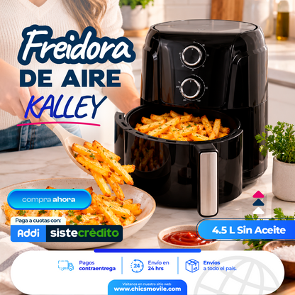 Freidora de Aire Kalley 4.5 Litros
