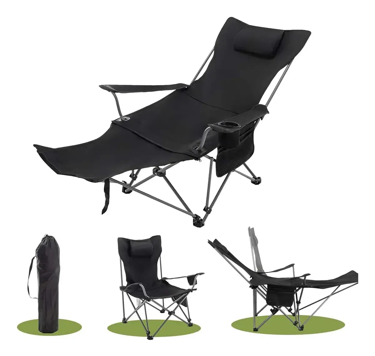 Silla de Camping Reclinable Plegable