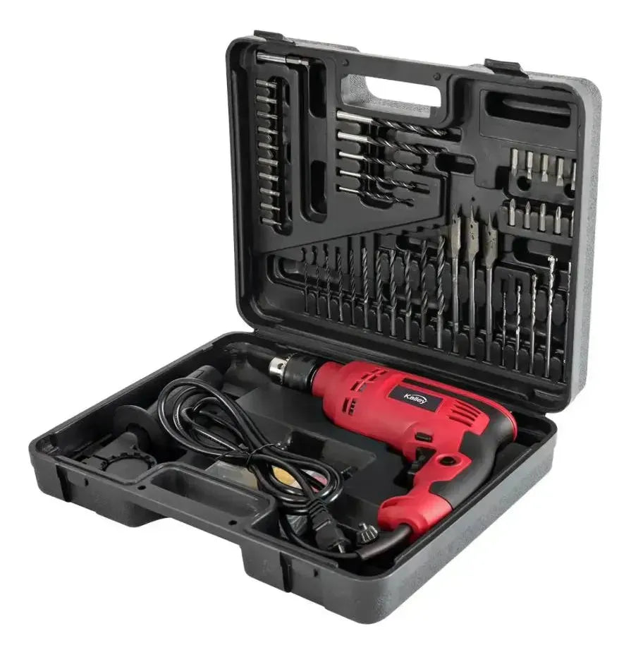 Taladro Percutor Kalley TP850 850W con Set de Herramientas
