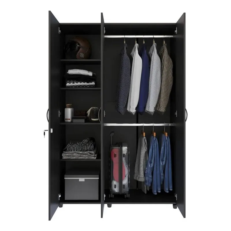 Closet Maderkit BILBAO 120 Negro