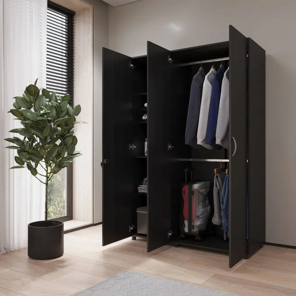 Closet Maderkit BILBAO 120 Negro
