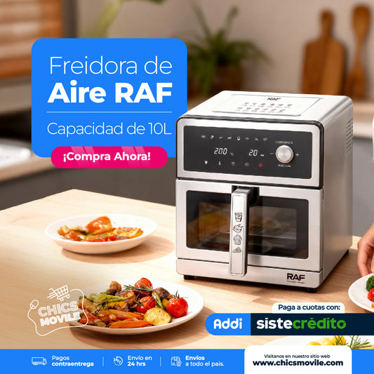 Freidora de Aire RAF Capacidad de 10 L