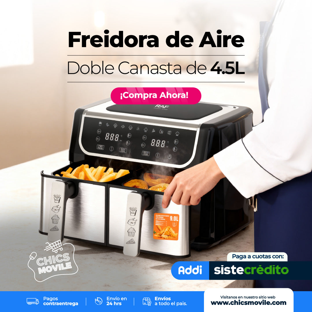 Freidora de Aire Digital inteligente RAF