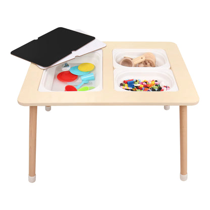 Mesa de Juego Educativa Sensorial en Madera