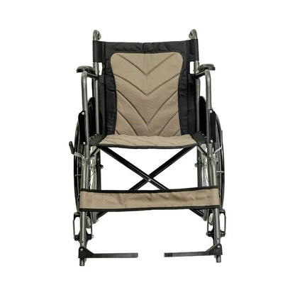 Silla De Ruedas Estándar Desarmable En Acero Con Tapicería Acolchada Konfort Plus