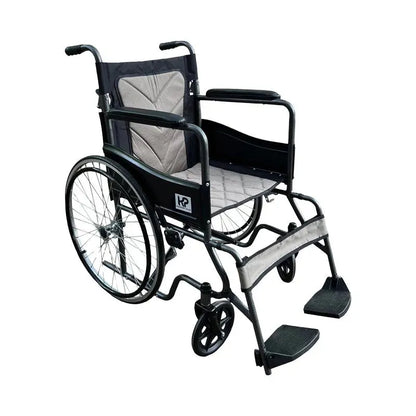 Silla De Ruedas Estándar Desarmable En Acero Con Tapicería Acolchada Konfort Plus