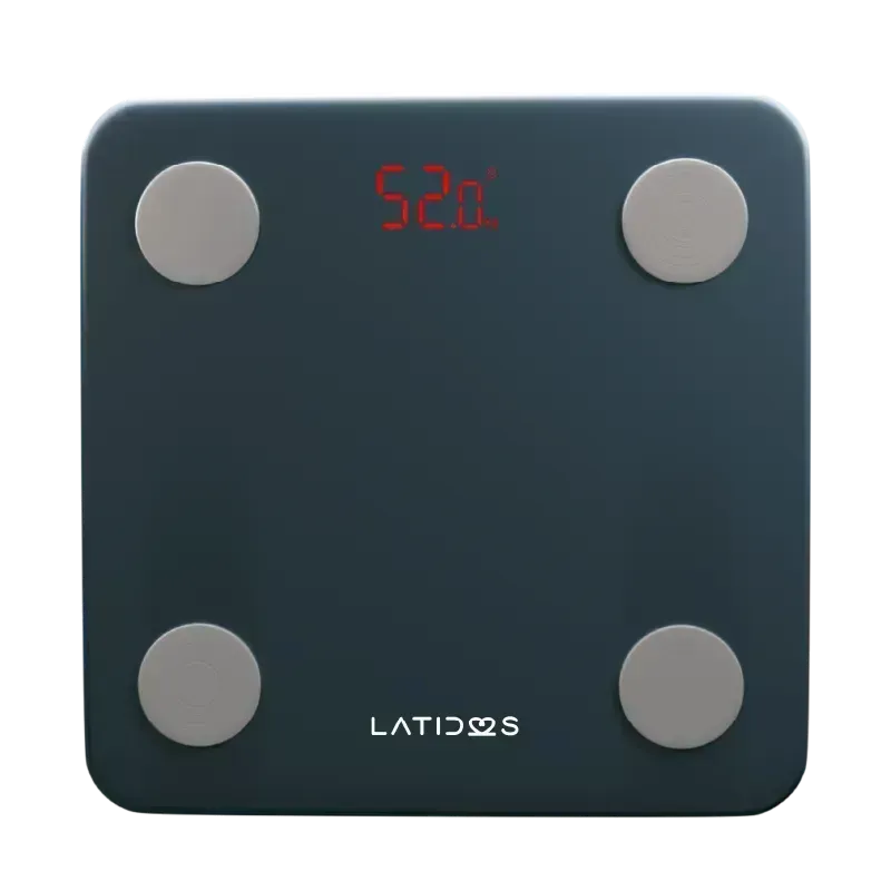 Balanza con Monitor de Grasa Latidos