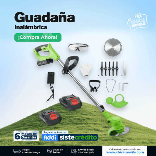 Guadaña Recargable más accesorios