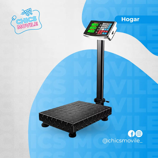 Balanza Báscula 200kg Digital Bateria Recargable ⚖️🥔