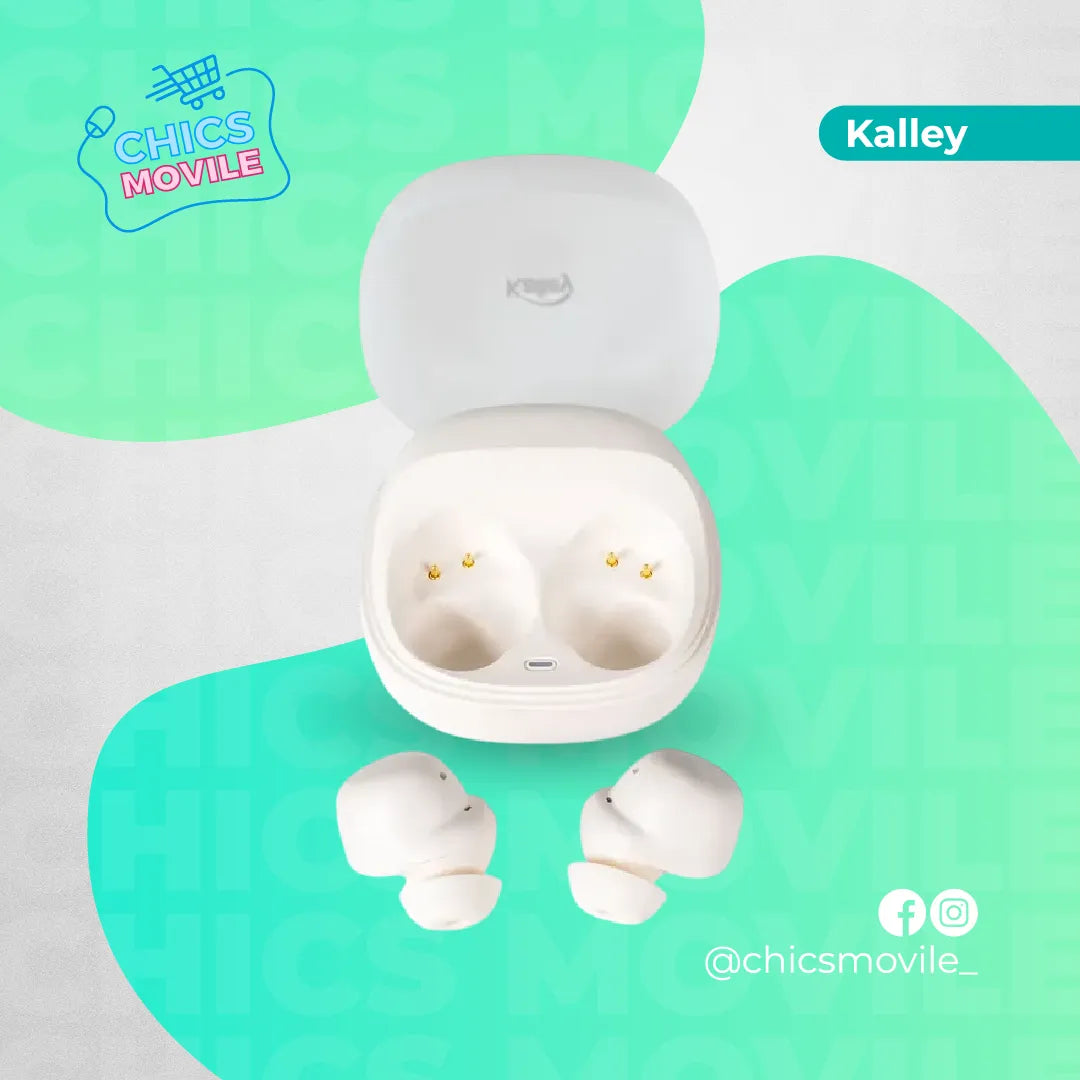 Audífonos Kalley Inalámbricos Bluetooth In Ear K-audc 🎧🎶😎 - Chics Movile