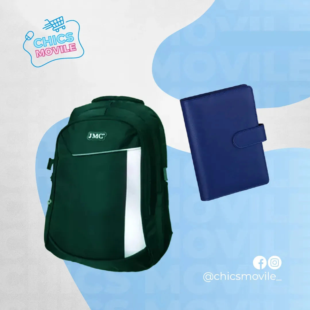 Kit Universitario: Maleta + Agenda + Esfero 🎒🖋️ - Chics Movile