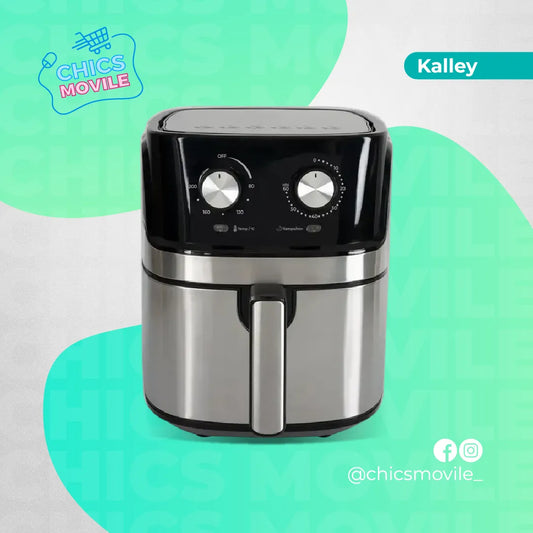 Freidora De Aire Kalley 6.3 Litros K-maf6 Color Negro/Plateado 110V 🍗👨🏻‍🍳 - Chics Movile