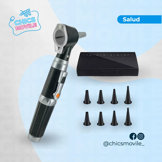 Otoscopio Gmd Con Fibra Óptica + Estuche + Repuestos 🦻🧑‍⚕️ - Chics Movile