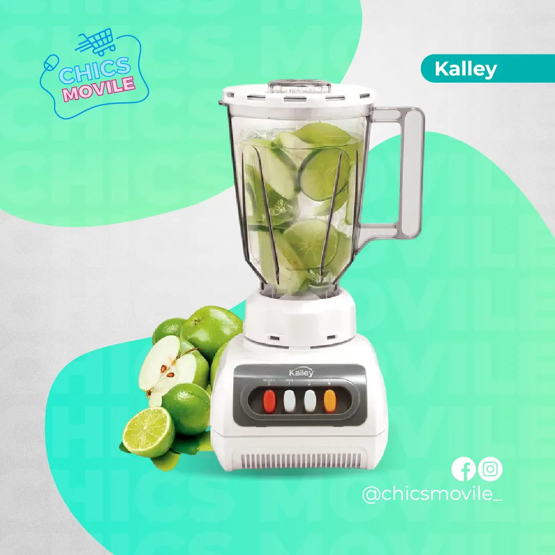 Licuadora KALLEY K-lpp40s Color Blanco 110V 🍍🍹🍸 - Chics Movile