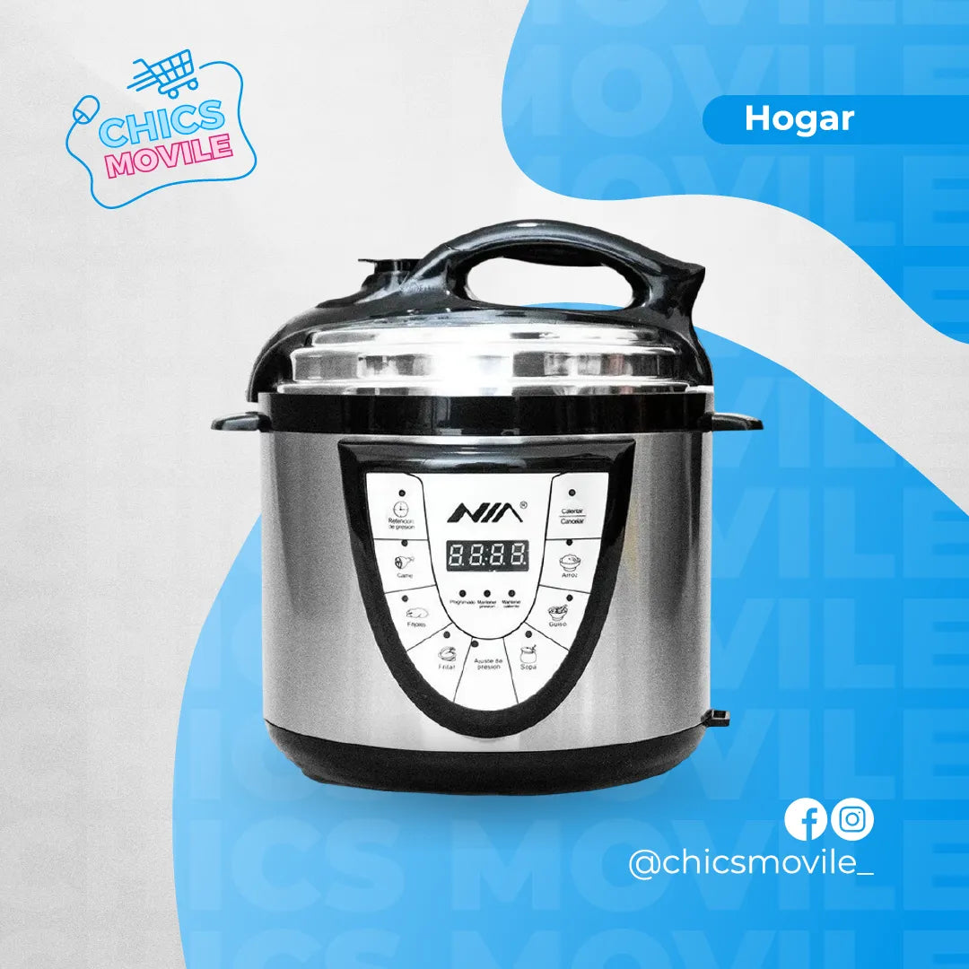 Olla Electrica Multifuncional Pitadora Arrocera Presion 6 en 1 🍲 - Chics Movile