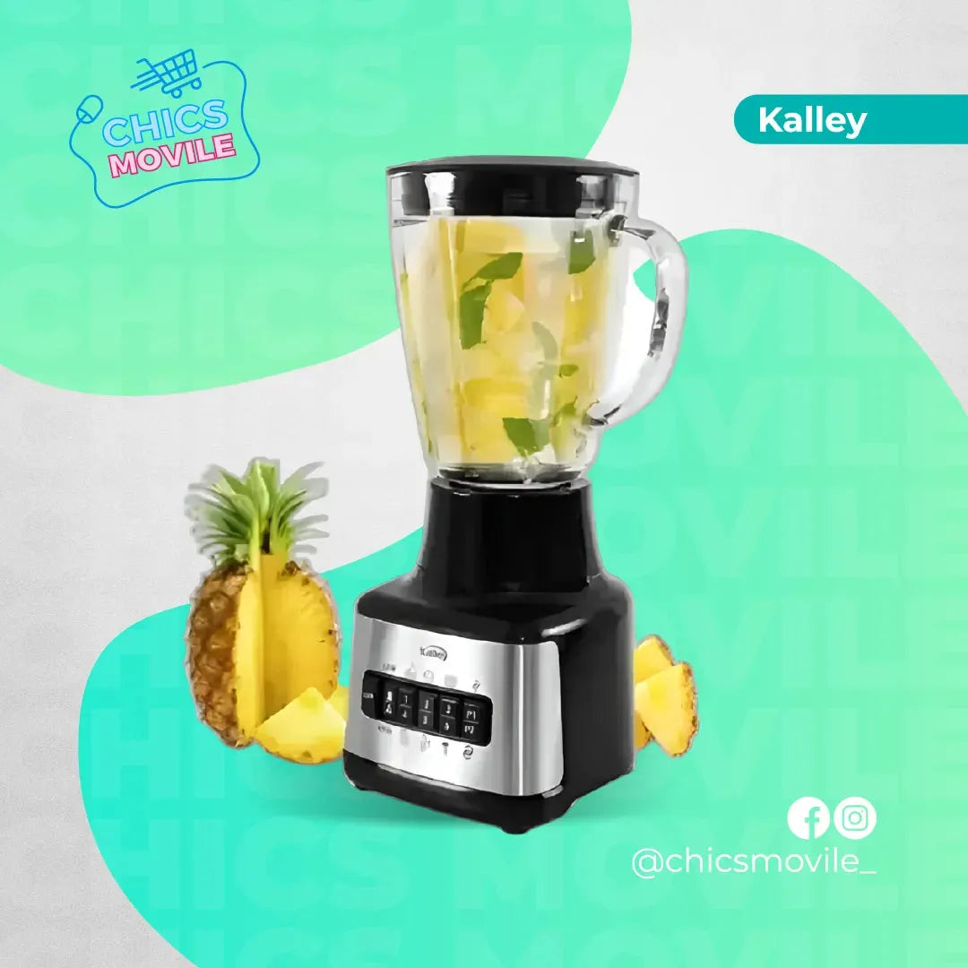 Licuadora KALLEY K-MLV6BSS Negro 🥭🍋‍🟩🍈 - Chics Movile