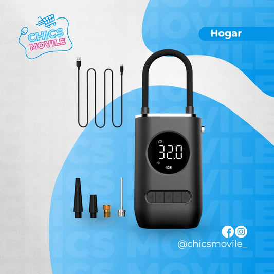 Inflador De Llantas Portable Compresor Carro Moto Balon 🚲🚘🏍️