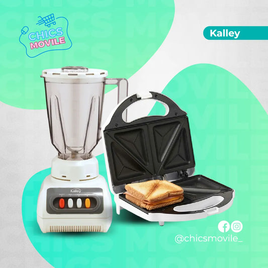 Combo KALLEY Licuadora + Sanduchera ☕️🥪🍚 - Chics Movile