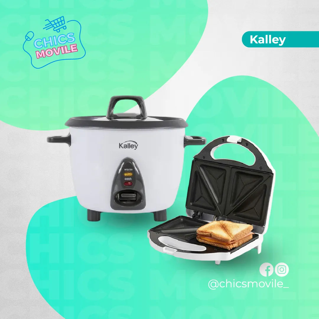 Combo KALLEY Sanduchera + Cafetera ☕🍲 - Chics Movile