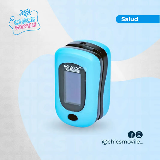 Oxímetro de Pulso Anti shock Valcri + Estuche + Pilas - Chics Movile