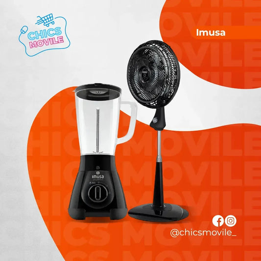 Ventilador SAMURAI Turbo Fresco + Licuadora IMUSA ☀️🌅 - Chics Movile