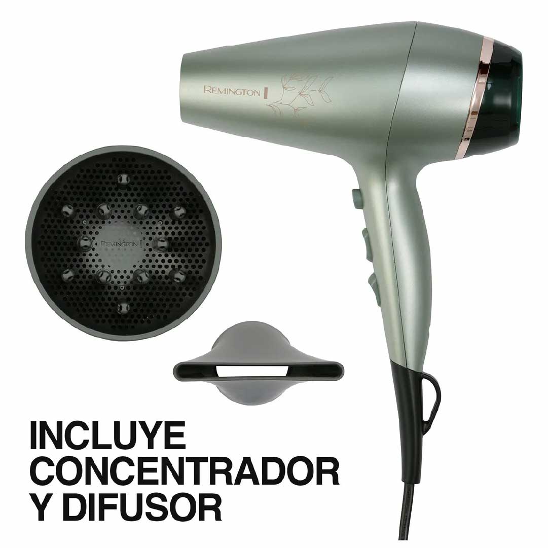 Secador Remington Botanicals D27A-100F - Tecnología Cerámica