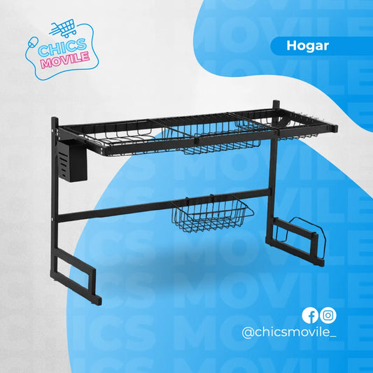 Escurridor De Platos De Acero Inoxidable 👨‍🍳