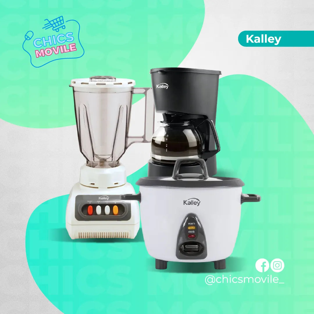 Combo KALLEY Olla Arrocera 5Tz + Licuadora 1.5Lt + Cafetera 4 Tz☕️🥪🍚 - Chics Movile