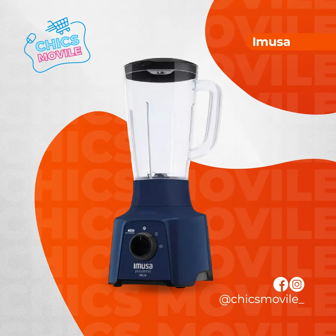 Licuadora IMUSA PowerMix Plus 2V 2 L gris con vaso de plástico 110V/220V 🥭🍍🍹 - Chics Movile
