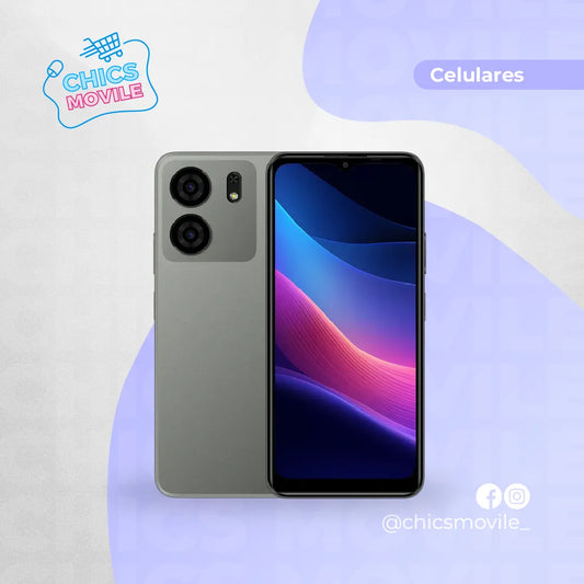 Celular KALLEY Black 5 256GB 5G Gris - Chics Movile
