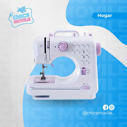 Máquina De Coser Multifuncional De 12 Puntadas Con Mesa 🧵🎽 - Chics Movile