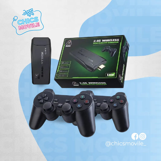 Consola Videojuegos 4k Retro Classic Gamer + 2 Controles inalambricos - Chics Movile
