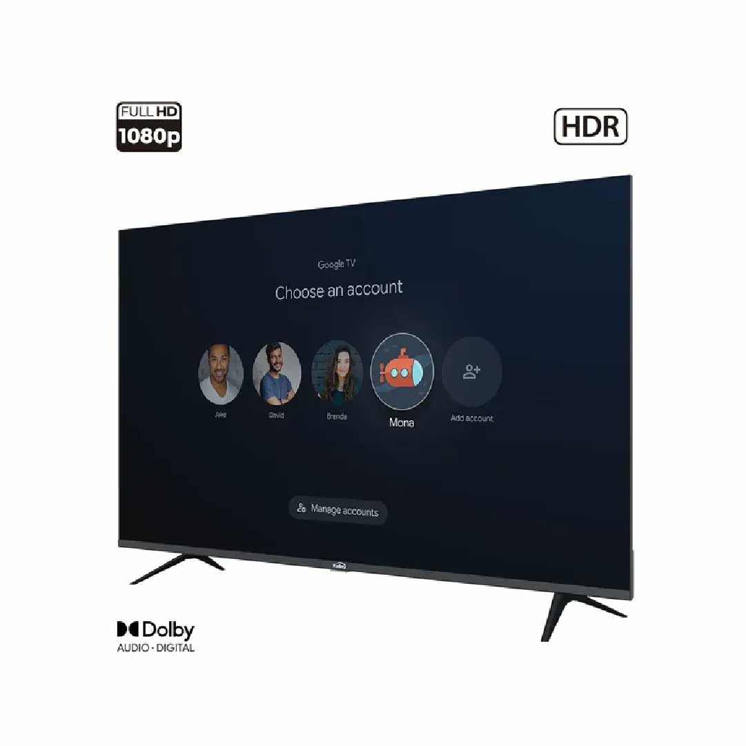 Smart TV Kalley 40"  - Full HD con Google TV