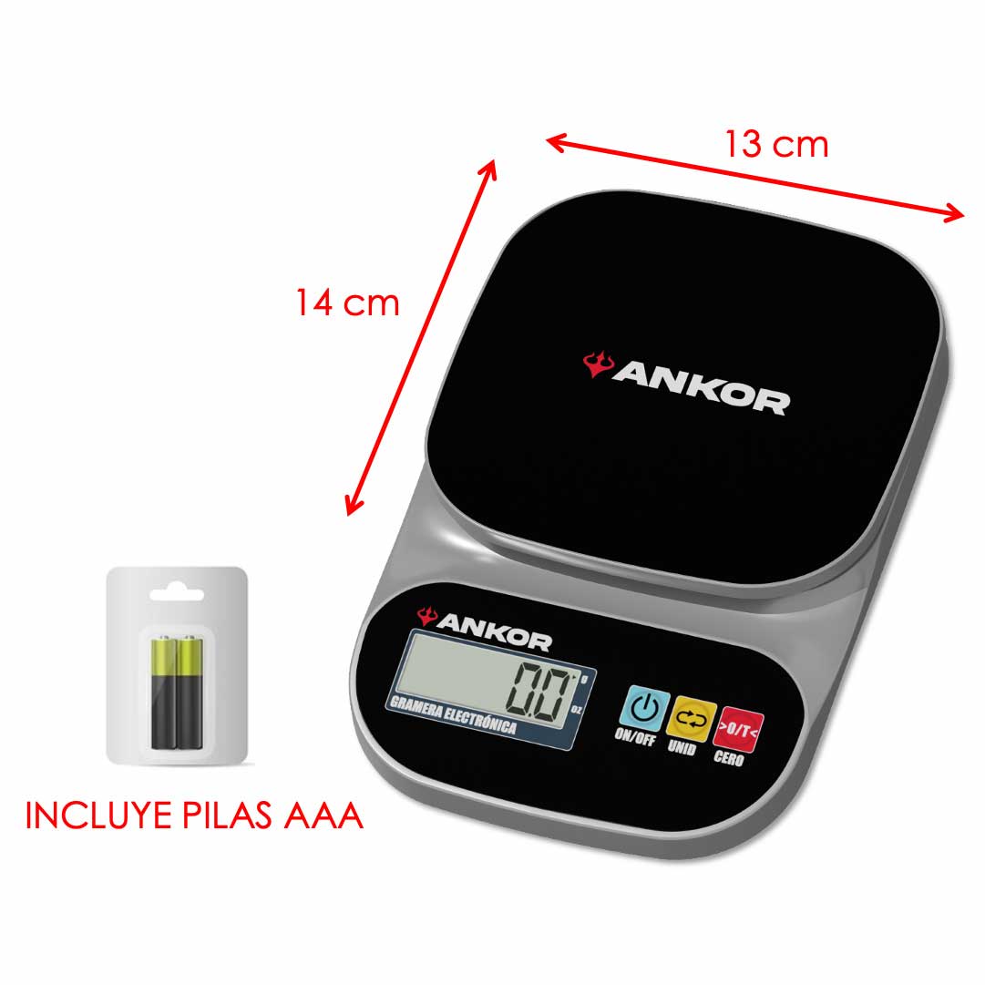 Balanza Digital - Gramera ANKOR 10 kg