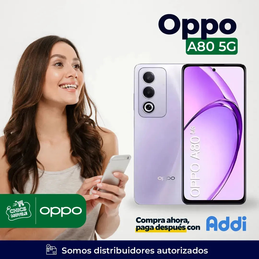 Celular OPPO A80 256GB 5G - Chics Movile