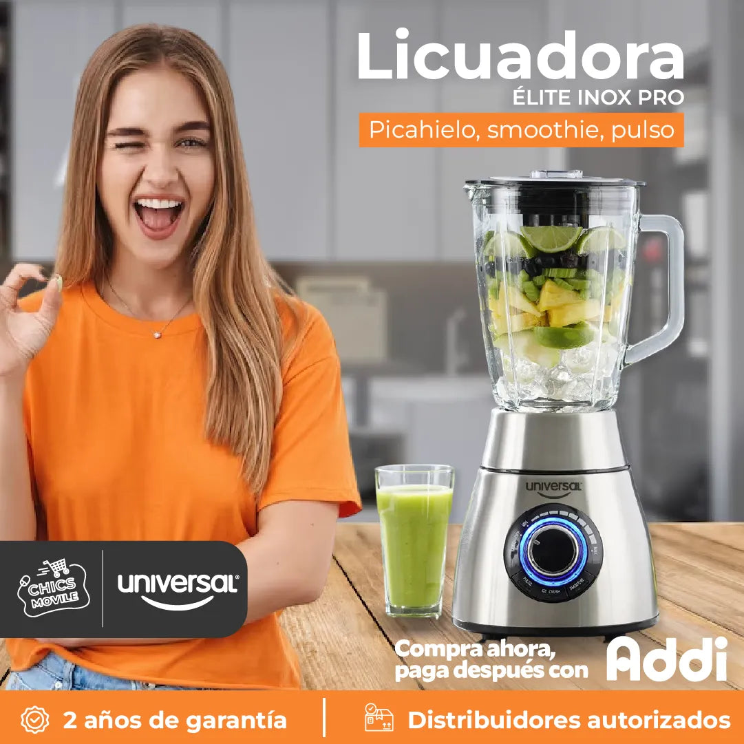 Licuadora Elite Inox Pro Universal 🍋🥭👨‍🍳 - Chics Movile