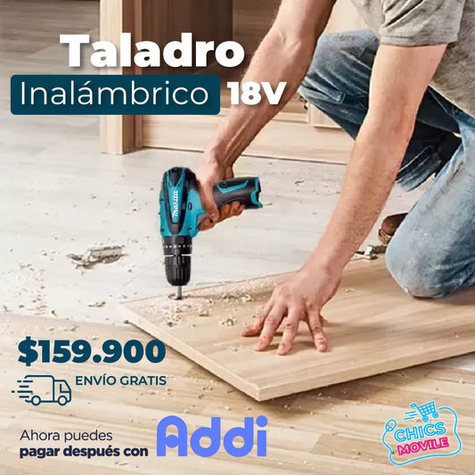 Taladro Inalámbrico Makita Doble Bateria 18v Con 25 Accesorios 👷