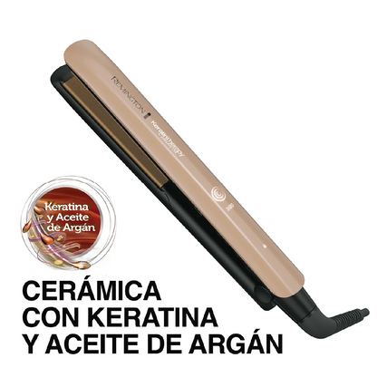 Combo Premium Remington: Plancha Alisadora Keratina + Rizadora Botanicals + Secador Keratin Therapy