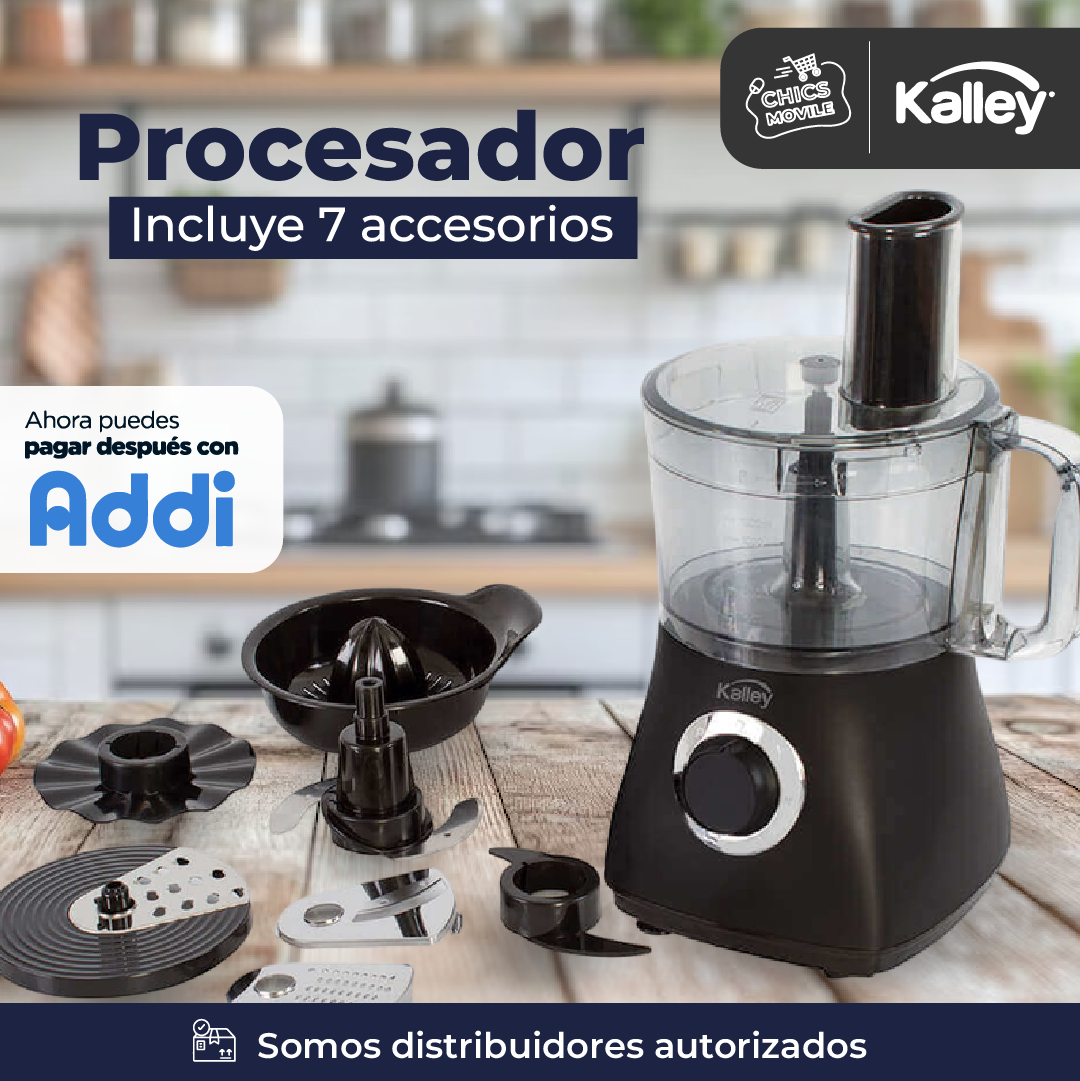 Procesador Alimentos KALLEY Color Negro 110V - 120V