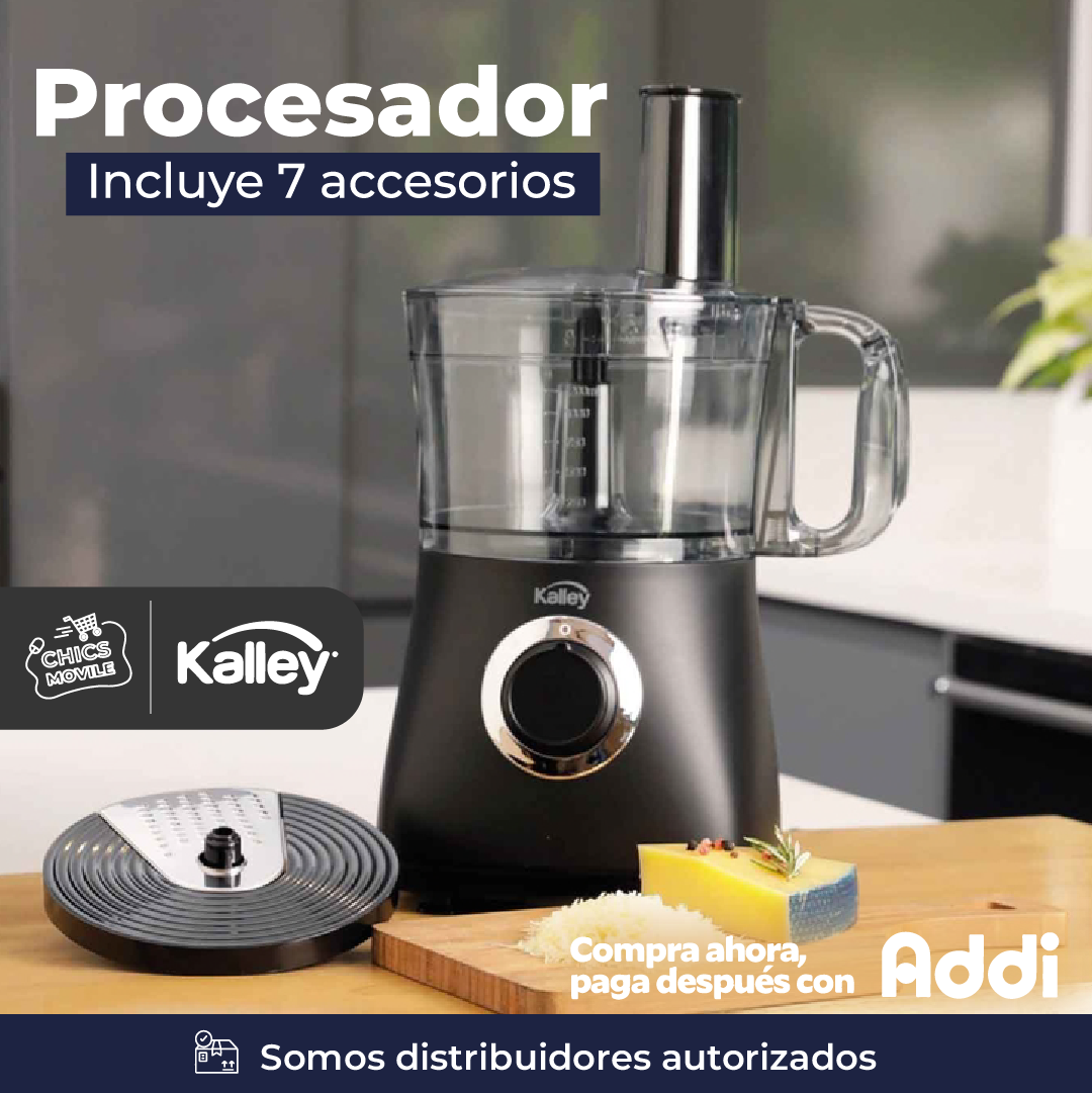 Procesador Alimentos KALLEY Color Negro 110V - 120V