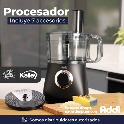 Procesador Alimentos KALLEY Color Negro 110V - 120V