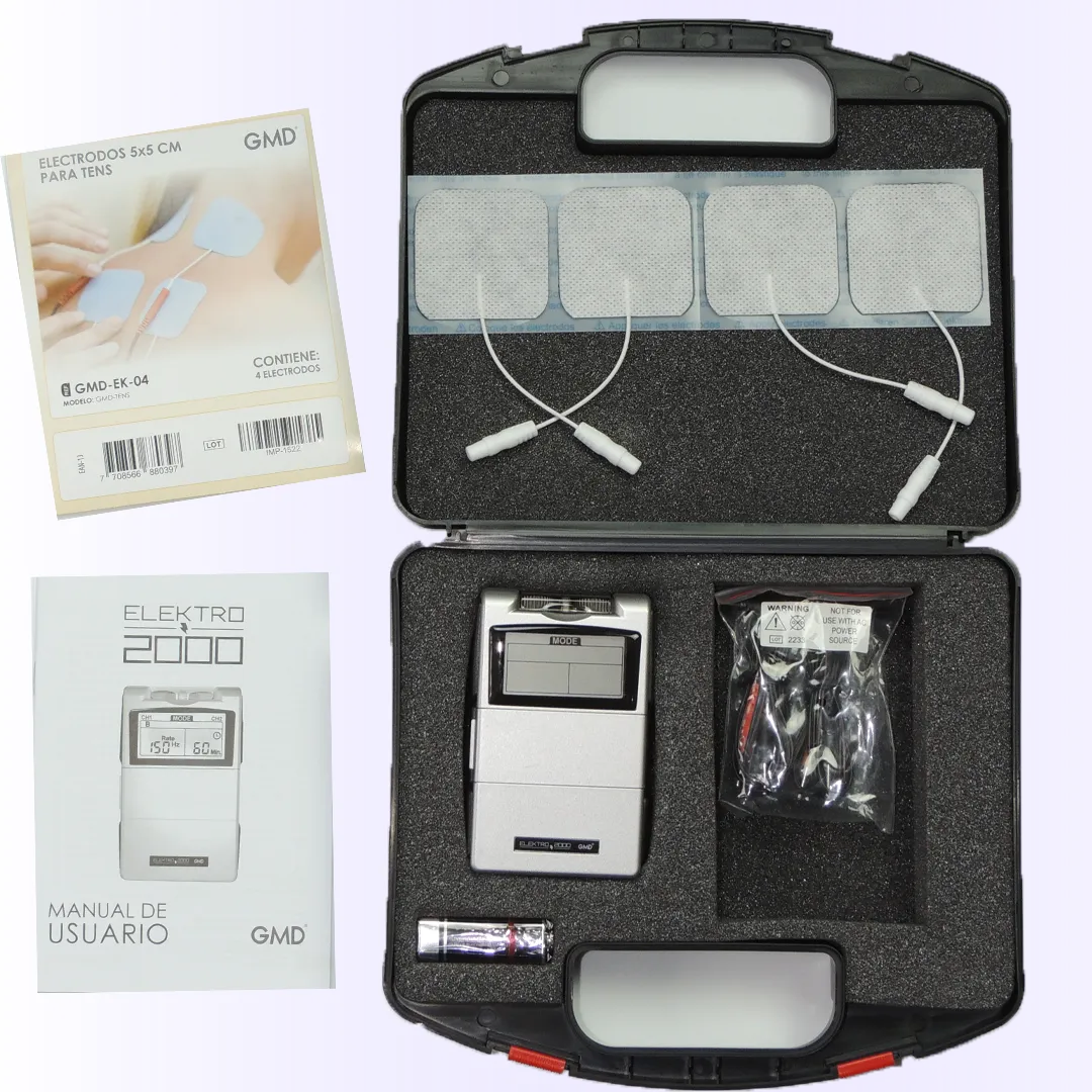 TENS Digital Para Fisioterapia GMD Elektro 2000 - Chics Movile